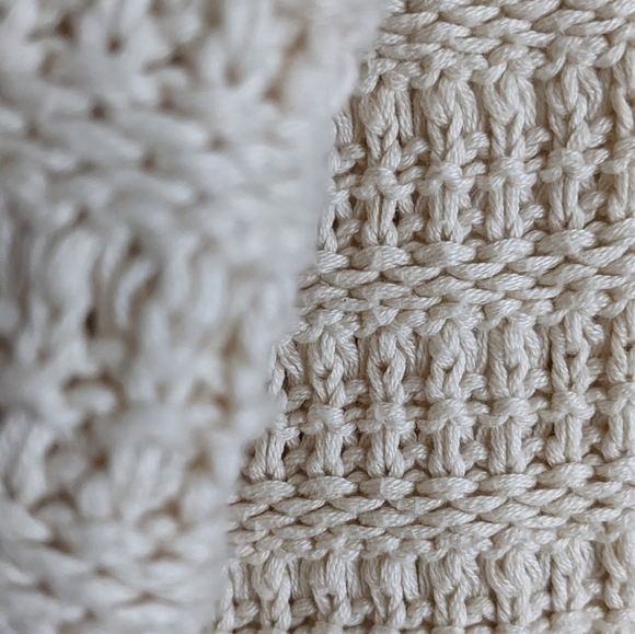 TOPSHOP boho southwestern cotton blend textured knit cardigan size 8 @F - Picture 7 of 12